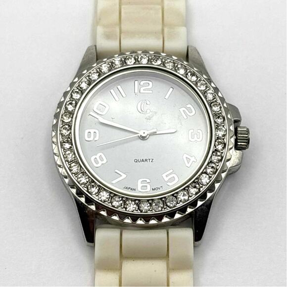 White Charming Charlie Men's Watch - Picture 3 of 5